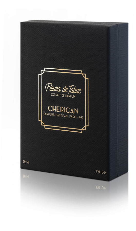 Fleurs de Tabac 100ml bottle Black Box with golden inscription